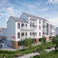 Zespół handlowo mieszkalno użytkowy Junior ABC Zespół handlowo mieszkalno użytkowy Junior ABC