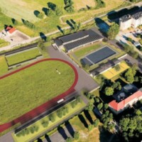 Kompleks basenowo – stadionowy boisko sportowe + trybuny ba 150osób - zespół basenów, siłownia, bieżnia sportowa, Budowa krytego basenu wraz z modernizacją stadionu miejskiego w Sulechowie.